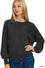 Front Seam Round Neck Sweater