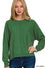 Front Seam Round Neck Sweater
