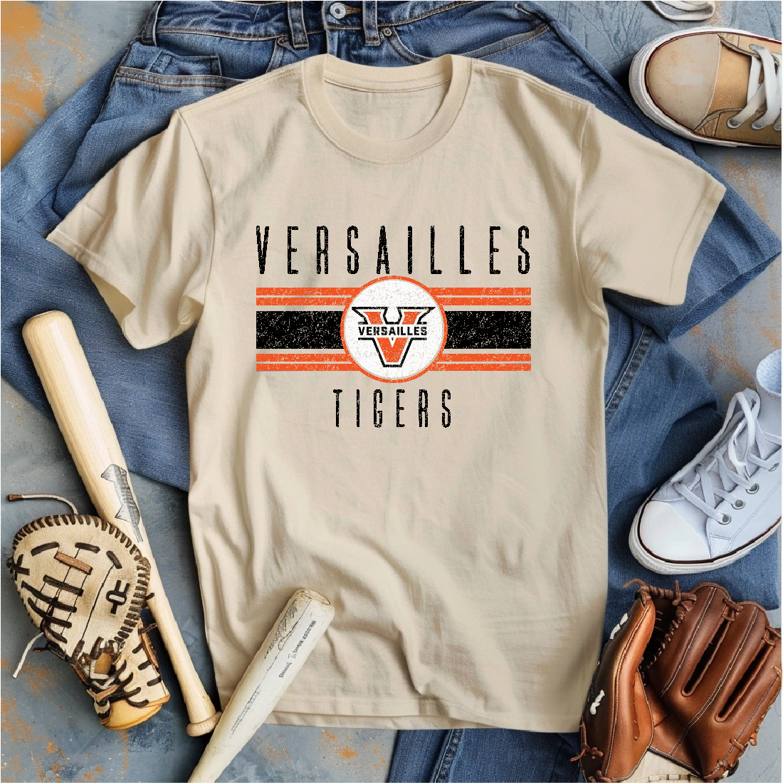 Versailles Tigers Vintage Lines Apparel