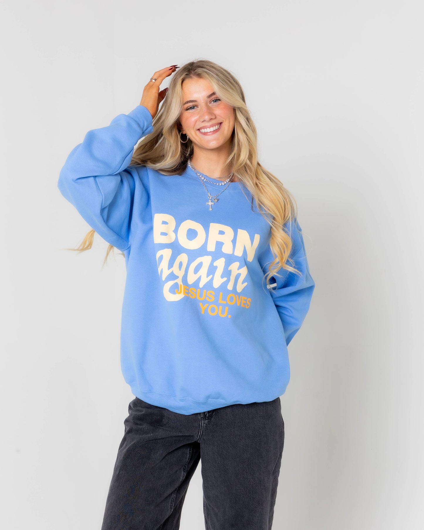 "Born Again" Dove Crewneck