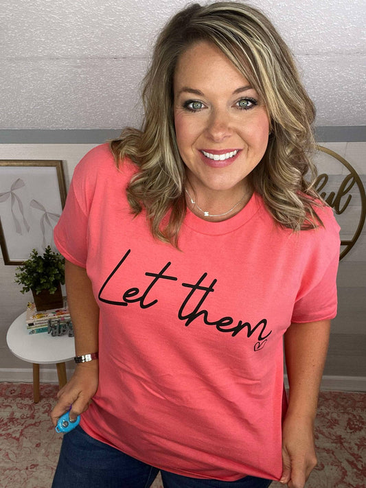 Let Them Coral Faith Graphic Tee
