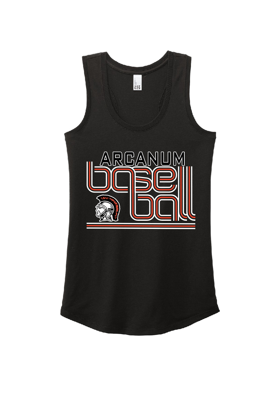 Perfect Tribend Arcanum Baseball Tank Top