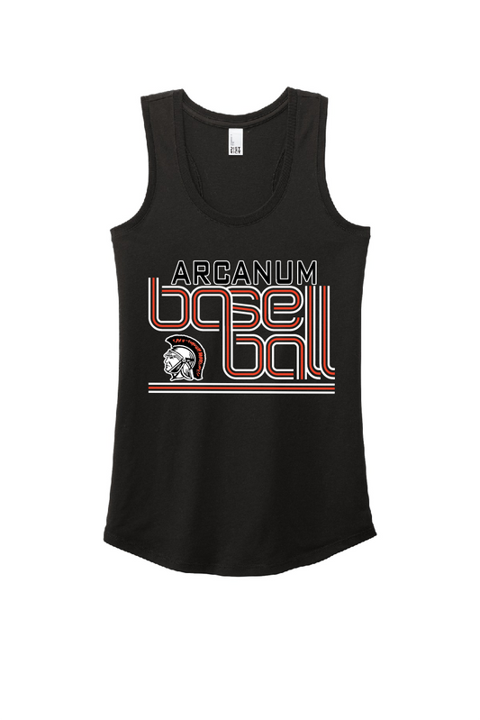 Perfect Tribend Arcanum Baseball Tank Top