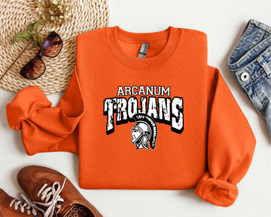 Arcanum Trojans Distressed Orange Apparel