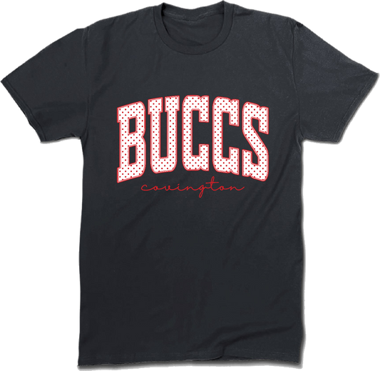 Polka Dot Covington Buccs Tee