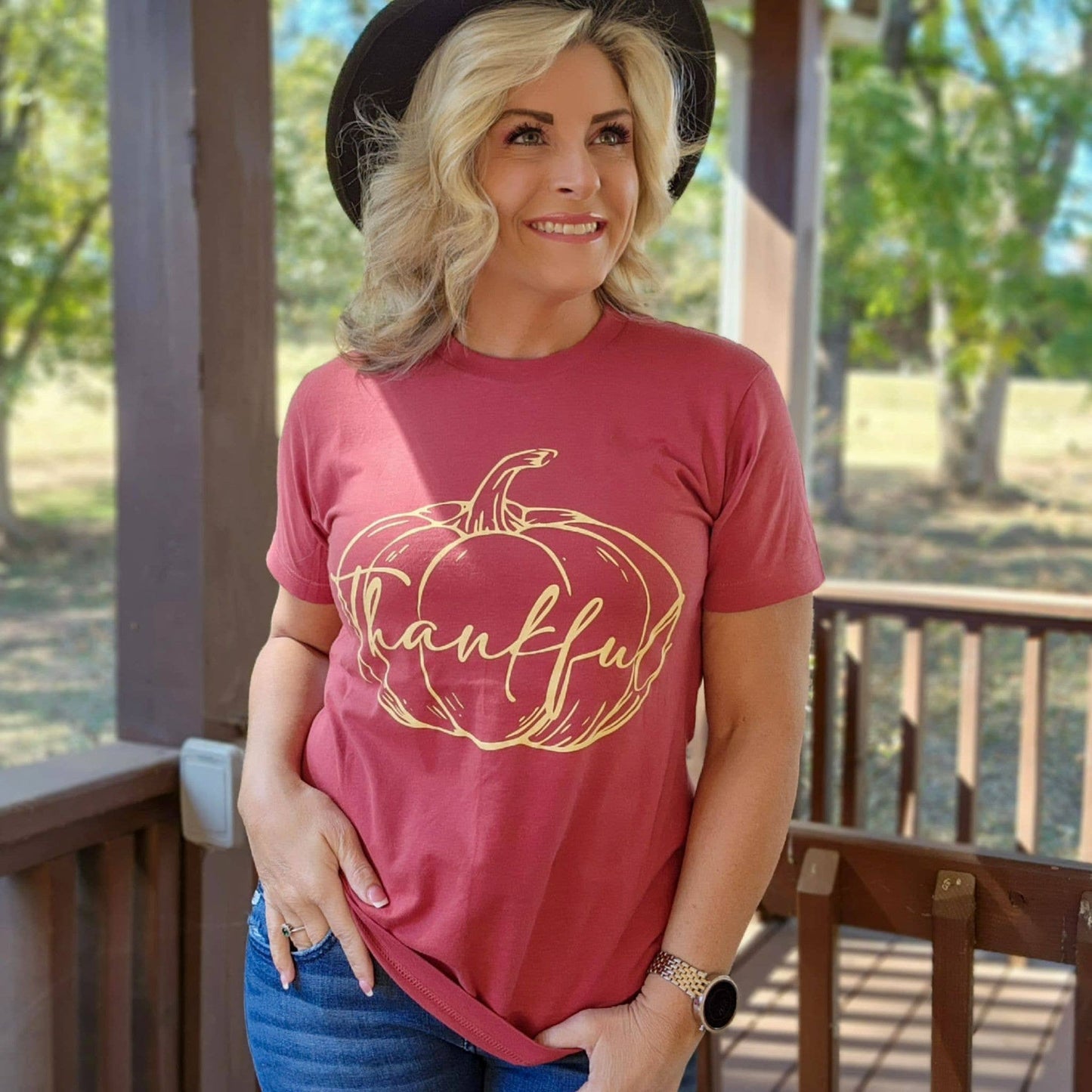 Thankful Pumpkin Graphic Tee