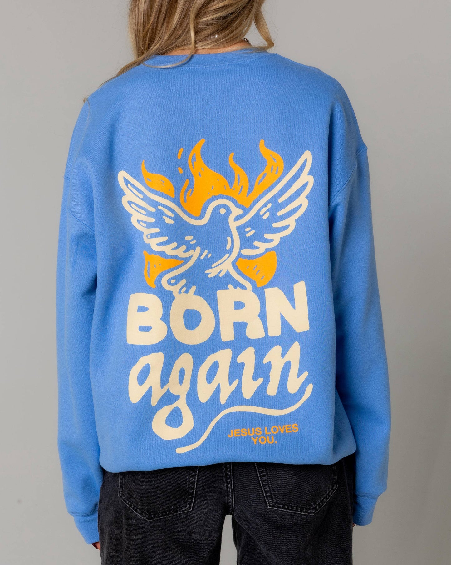 "Born Again" Dove Crewneck