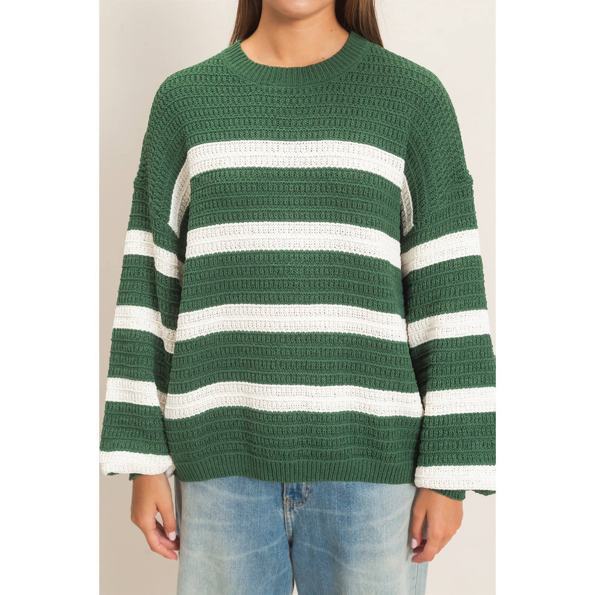 Striped Oversized Sweater