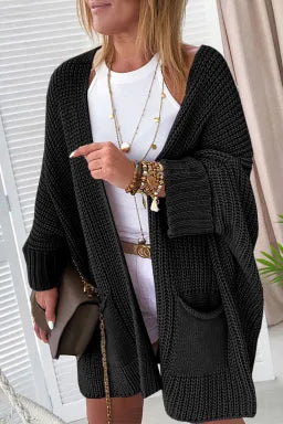 Oversizes cuffed Cardigan