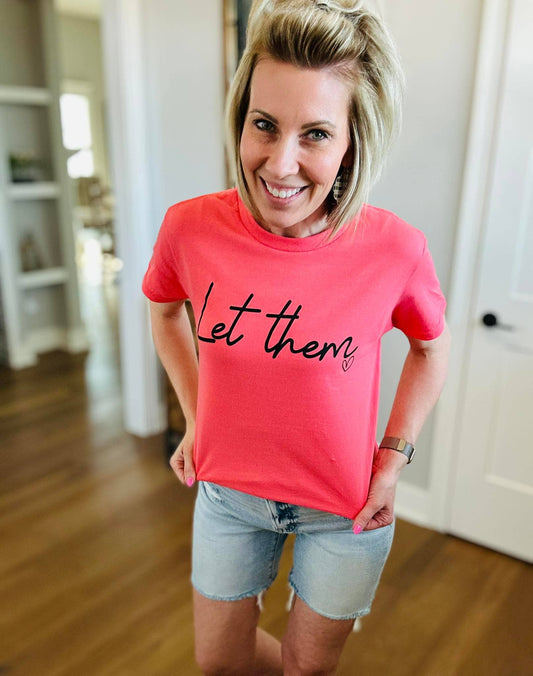 Let Them Coral Faith Graphic Tee