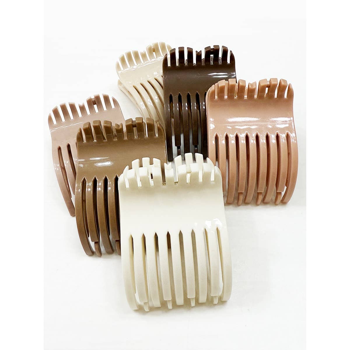Neutral Colors of Flat Hair Clips