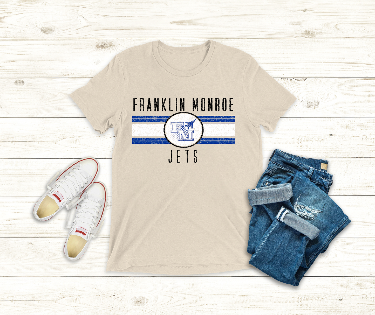 Franklin Monroe Jets Vintage Lines Apparel