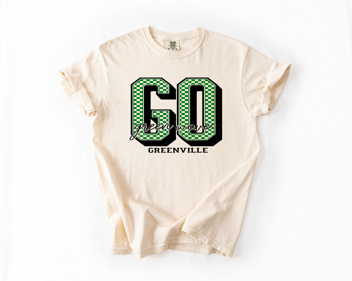 Go Green Wave Checkered Apparel