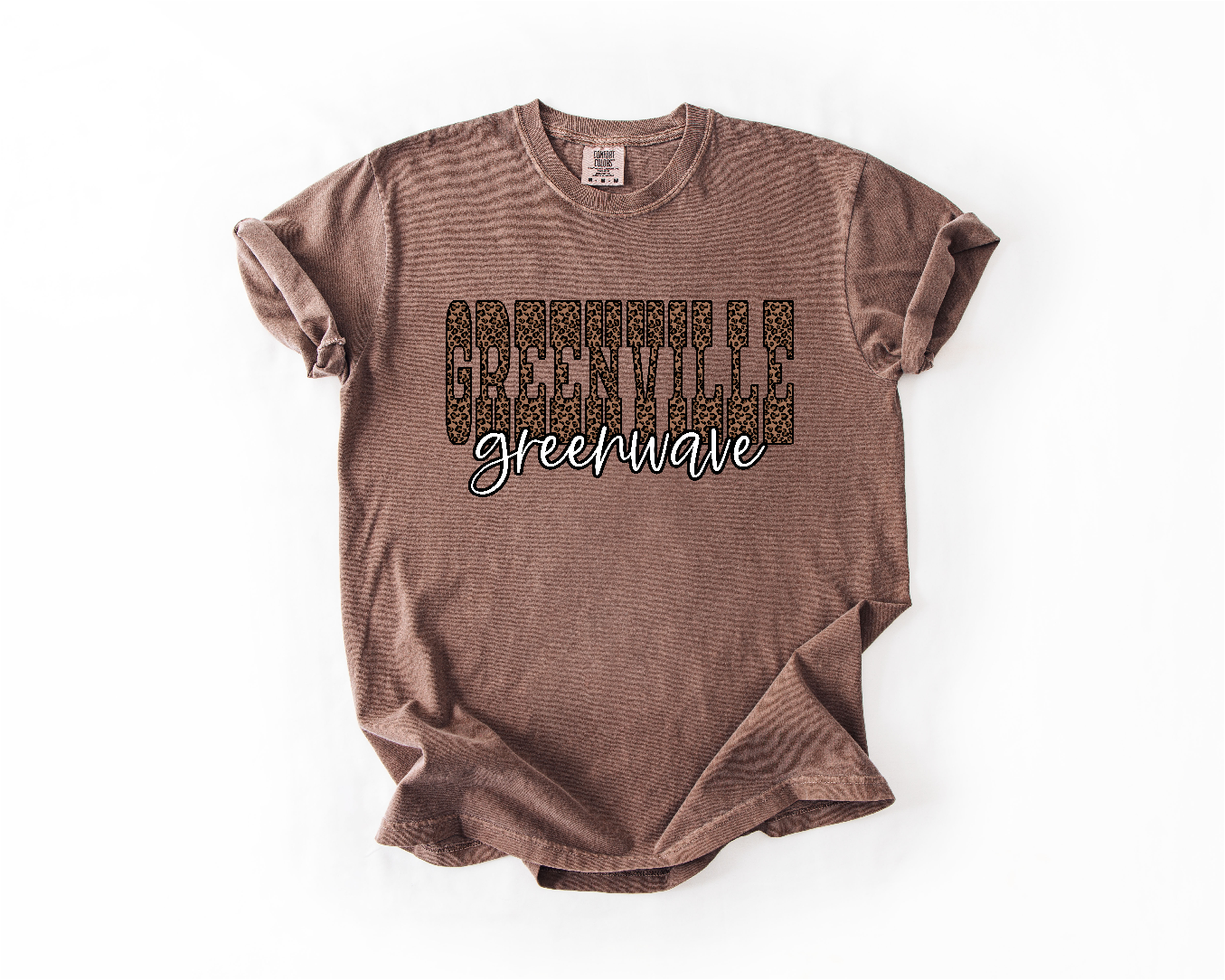 Greenville Leopard Espresso Comfort Tee