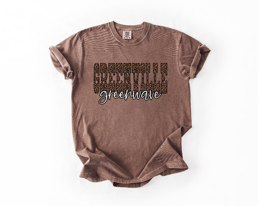 Greenville Leopard Espresso Comfort Tee
