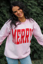 Merry Pink Sweatshirt
