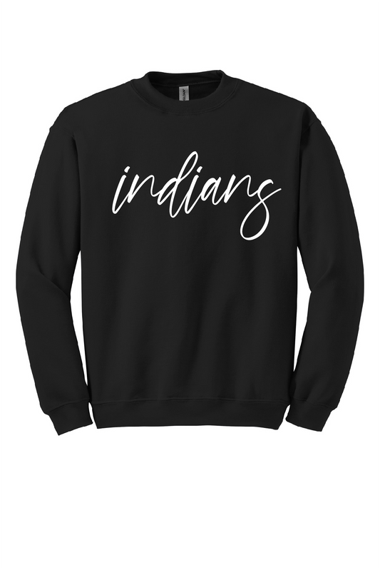 Indians Script Puff Apparel