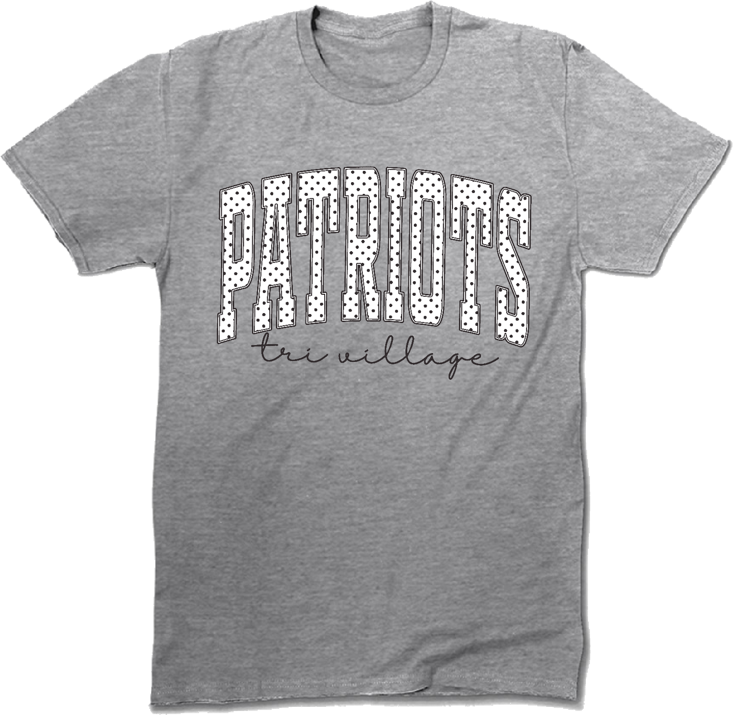 Polka Dot Tri Village Patriots Tee Deal