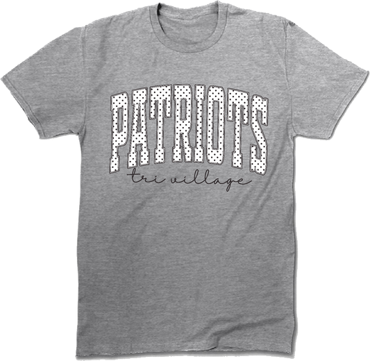 Polka Dot Tri Village Patriots Tee Deal