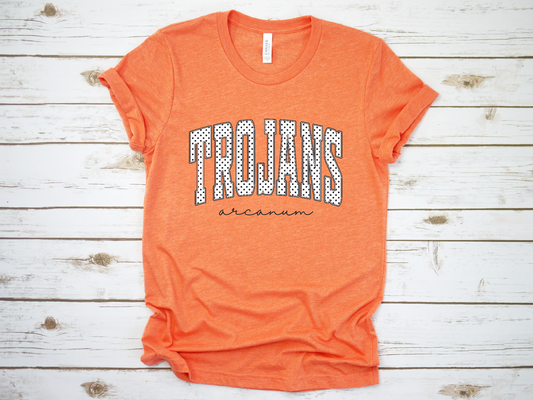 Polka Dot Arcanum Trojans Tee