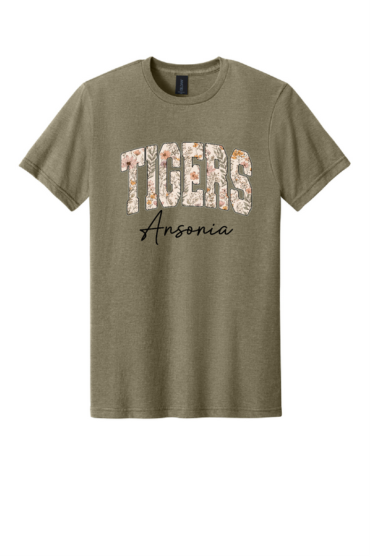 Ansonia Tigers Floral Apparel