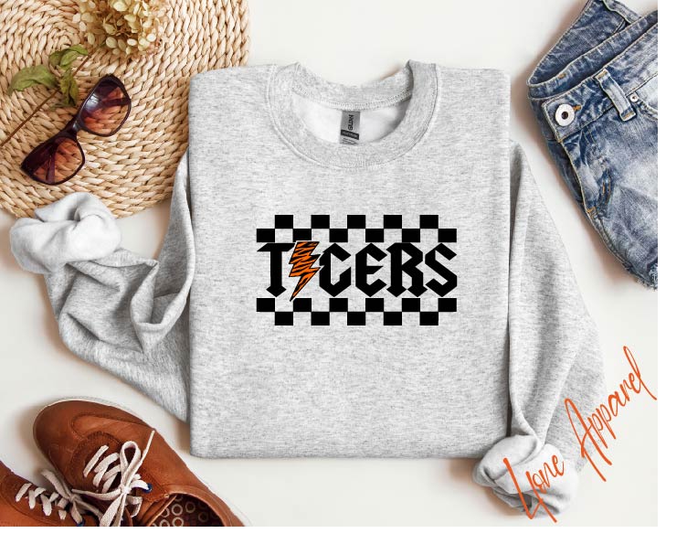 Tigers Checkered Apparel