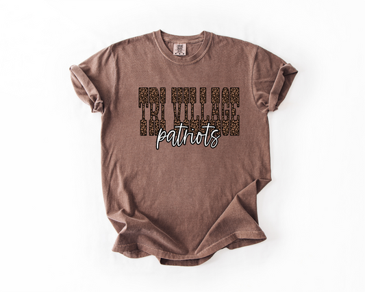 Tri Village Leopard Espresso Comfort Tee