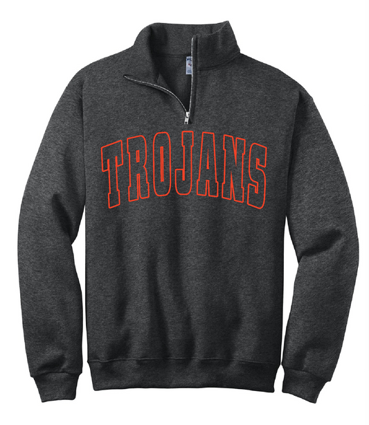Trojan Quarter Zip Sweatshirt