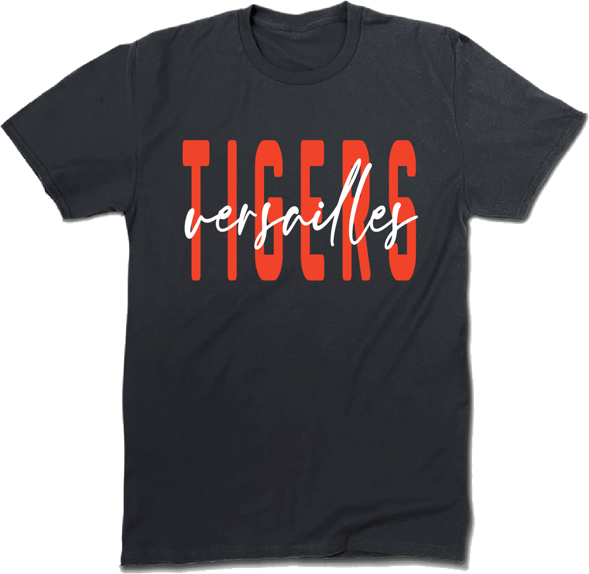 Versailles Script Through Apparel Black