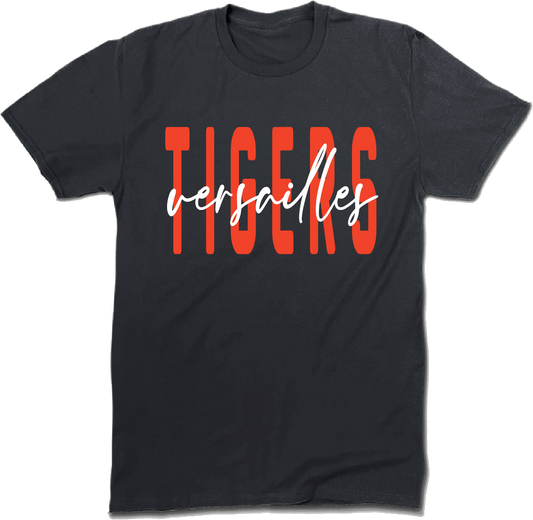 Versailles Script Through Apparel Black