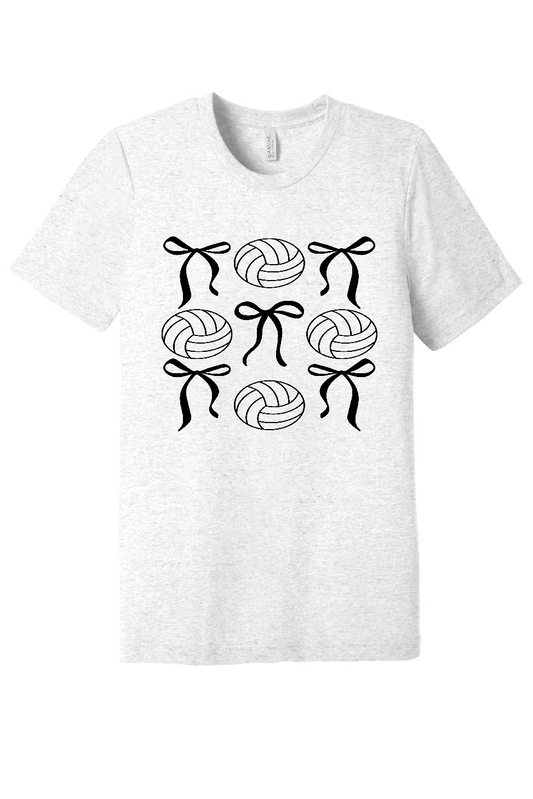 Volleyball Bow Tee
