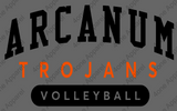 Arcanum Trojans Volleyball Tees