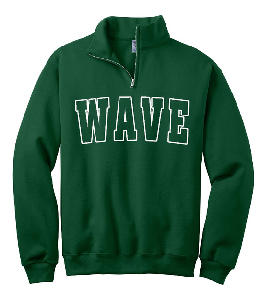 Wave Quarter Zip Sweatshirt
