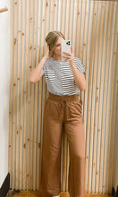 Drawstring Elastic Waist Casual Wide Leg Pants