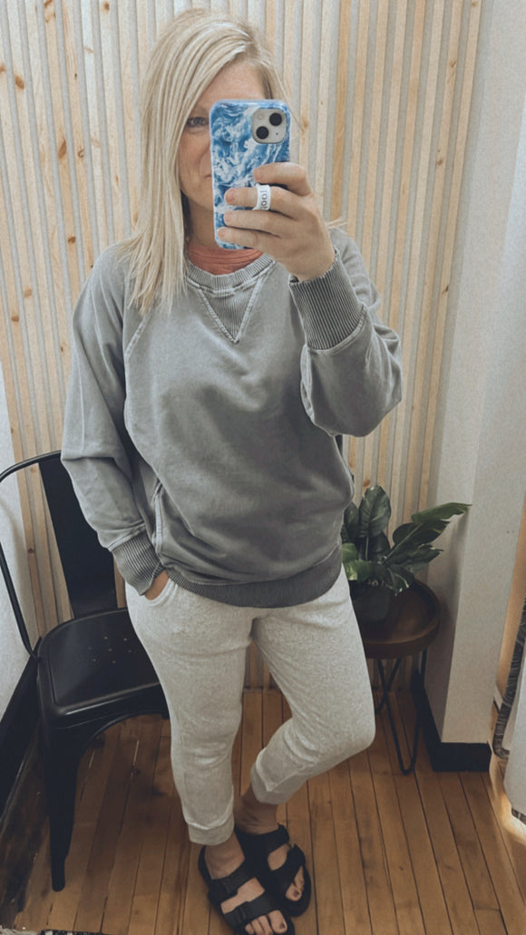 French Terry Crop Jogger