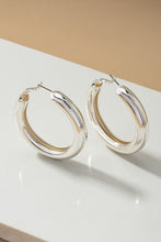 Puff Round Hoop Earrings