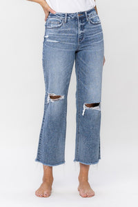 High Rise Stretch Dad Jeans