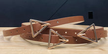 Triangle Leather Belt