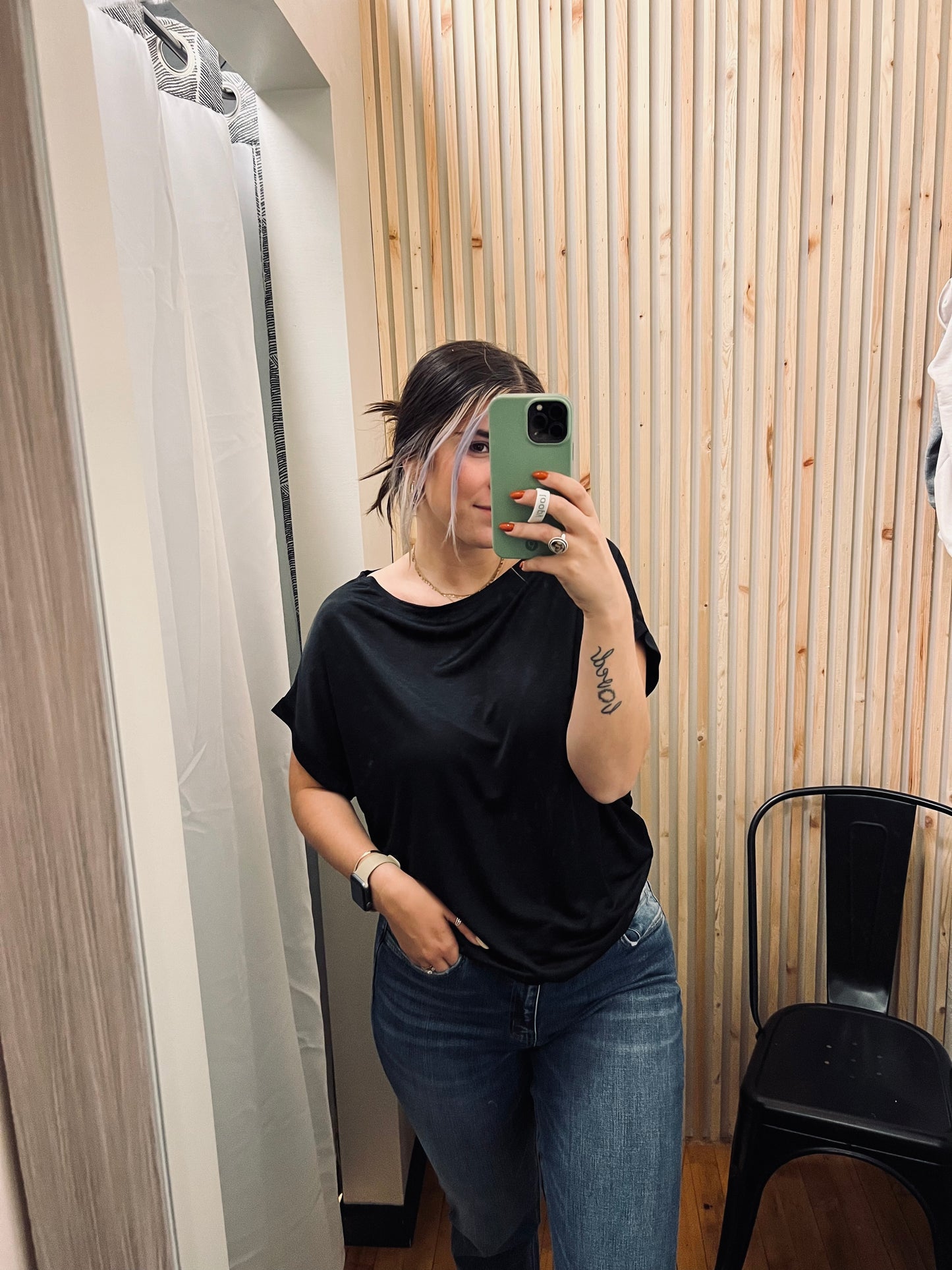 Cuffed Dolman Top