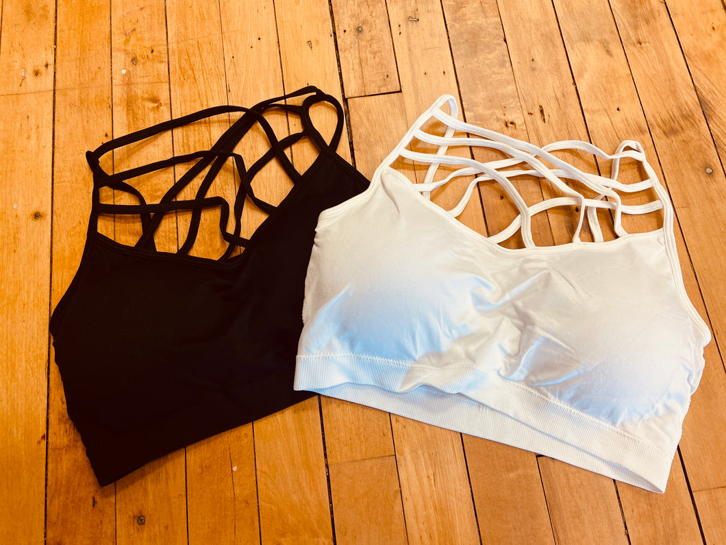 Plus Criss Cross Bralette