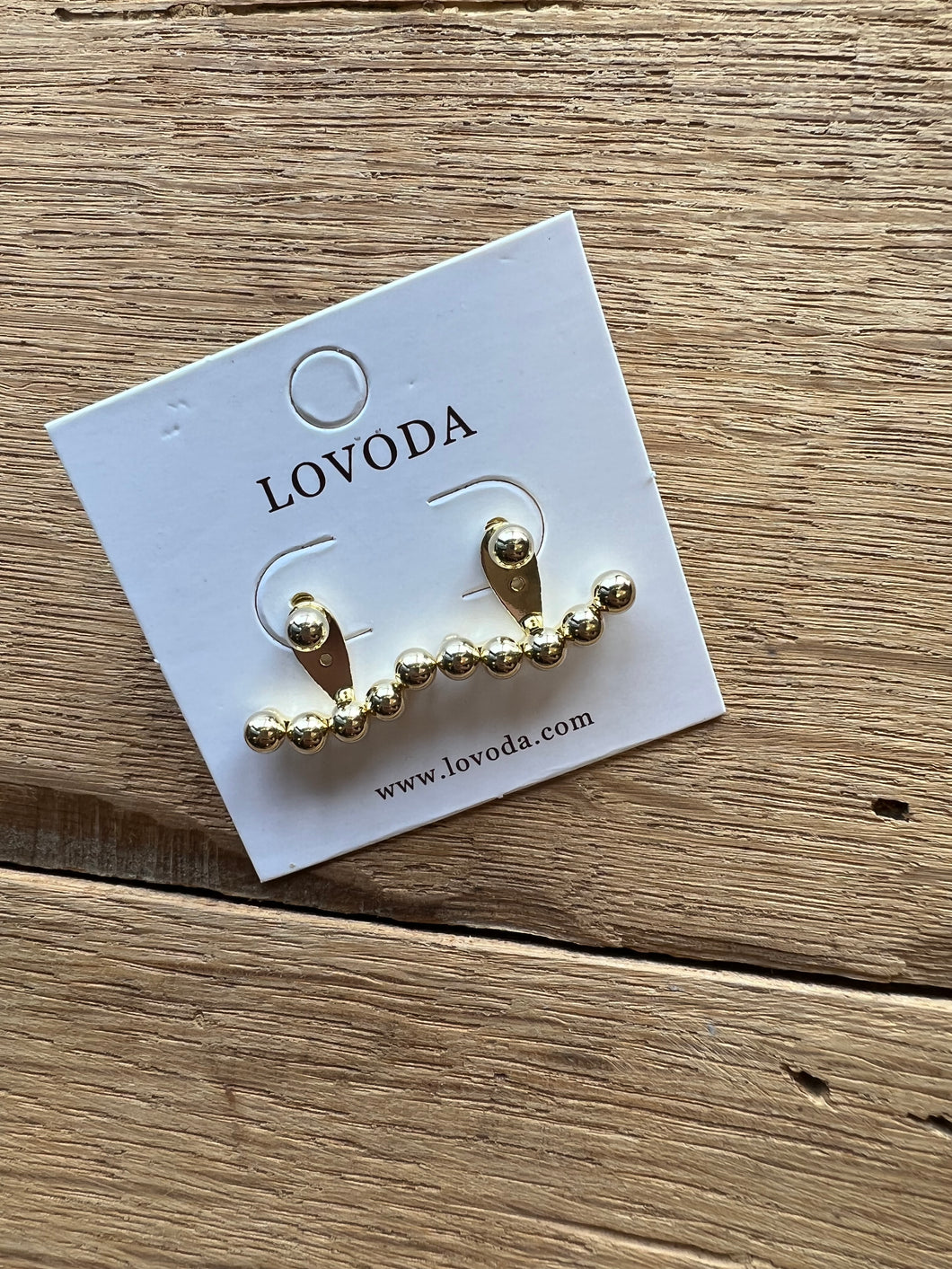 Gold Ball Earrings