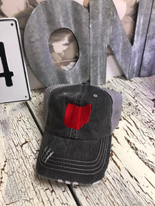 Red State of Ohio Hat
