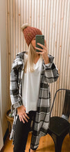 V-neck Side Slit Long Sleeve Top