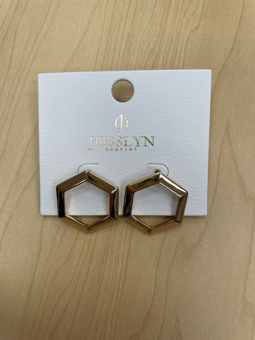 Hexagon Earrings