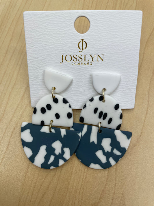Patterned Speckled Earrings