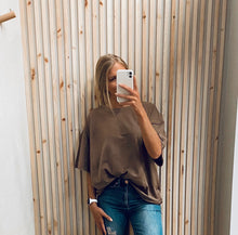 Raw Edge Boxy Top