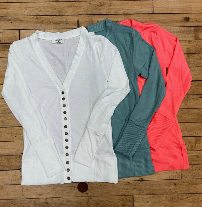 Snap Button Cardigan