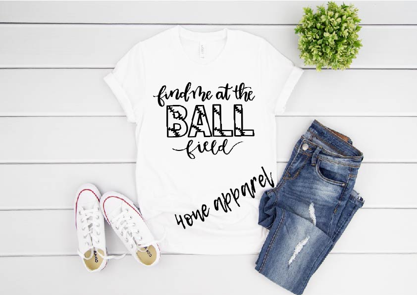 Find me at the ballpark tee
