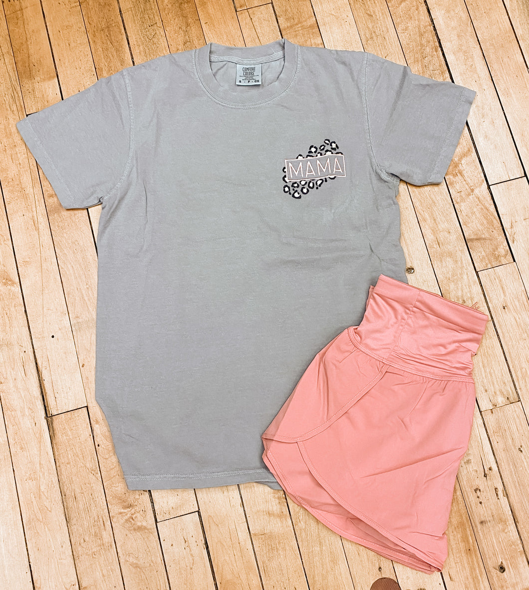 MaMa Embroidered Tee