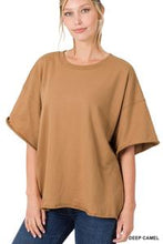 Raw Edge Boxy Top